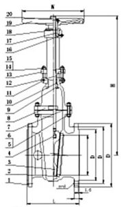 Cast-Steel-Gate-Valve-150