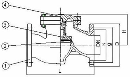 Check-valve-lift-type-DIN3202-F1